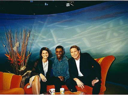 mit Marlene Lufen und Carl Lewis